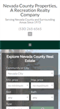 Mobile Screenshot of nevadacountyproperties.net